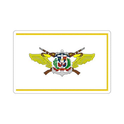 Flag of the Dominican Armed Forces STICKER Vinyl Die-Cut Decal-6 Inch-The Sticker Space