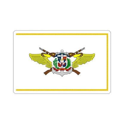 Flag of the Dominican Armed Forces STICKER Vinyl Die-Cut Decal - The Sticker Space
