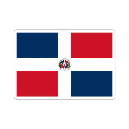 Flag of the Dominican First Republic STICKER Vinyl Die-Cut Decal-3 Inch-The Sticker Space