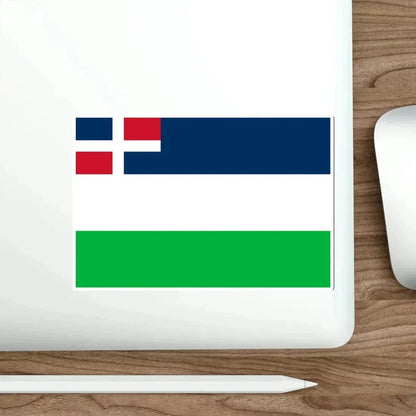 Flag of the Dominican National Police STICKER Vinyl Die-Cut Decal - The Sticker Space