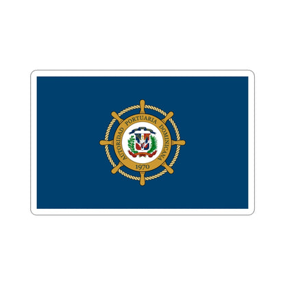 Flag of the Dominican Port Authority STICKER Vinyl Die-Cut Decal-3 Inch-The Sticker Space