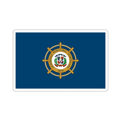 Flag of the Dominican Port Authority STICKER Vinyl Die-Cut Decal-6 Inch-The Sticker Space