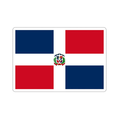 Flag of the Dominican Republic STICKER Vinyl Die-Cut Decal-2 Inch-The Sticker Space