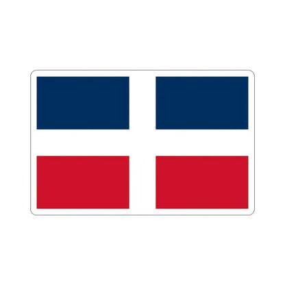 Flag of the Dominican Republic (up to 1844) STICKER Vinyl Die-Cut Decal 2 Inch - The Sticker Space