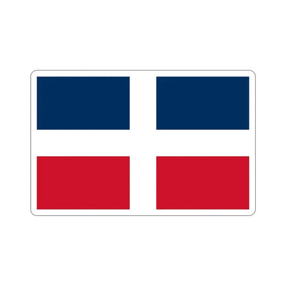 Flag of the Dominican Republic (up to 1844) STICKER Vinyl Die-Cut Decal 5 Inch - The Sticker Space