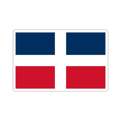 Flag of the Dominican Republic (up to 1844) STICKER Vinyl Die-Cut Decal 6 Inch - The Sticker Space