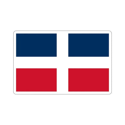Flag of the Dominican Republic (up to 1844) STICKER Vinyl Die-Cut Decal 6 Inch - The Sticker Space