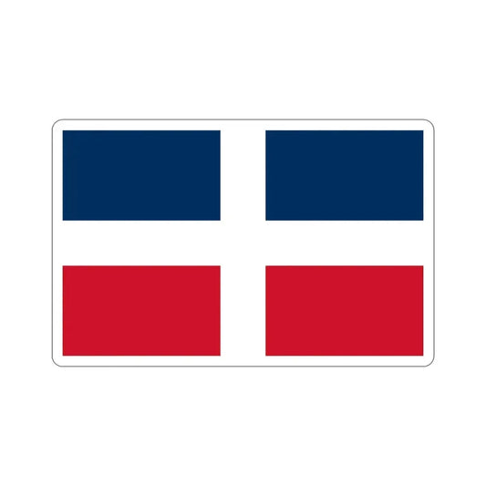 Flag of the Dominican Republic (up to 1844) STICKER Vinyl Die-Cut Decal 6 Inch - The Sticker Space