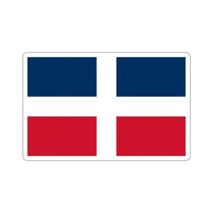 Flag of the Dominican Republic (up to 1844) STICKER Vinyl Die-Cut Decal - The Sticker Space
