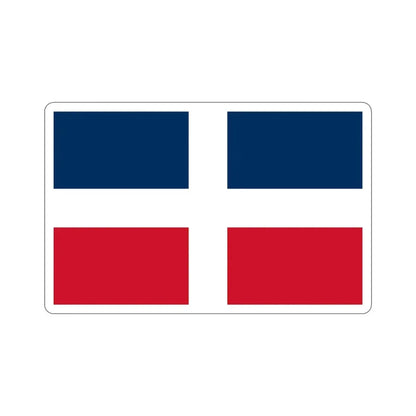 Flag of the Dominican Republic (up to 1844) STICKER Vinyl Die-Cut Decal - The Sticker Space