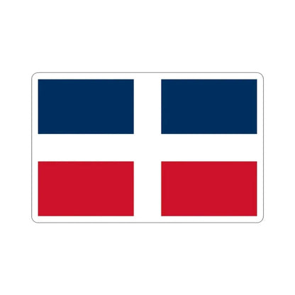 Flag of the Dominican Republic (up to 1844) STICKER Vinyl Die-Cut Decal - The Sticker Space