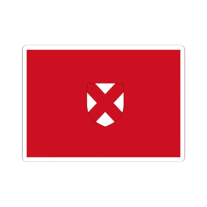 Flag of the Dublin Volunteers (Ireland) STICKER Vinyl Kiss-Cut Decal 6 Inch White - The Sticker Space