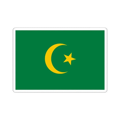 Flag of the East Turkestan Republic 1944-1949 (China) STICKER Vinyl Kiss-Cut Decal 6 Inch White - The Sticker Space