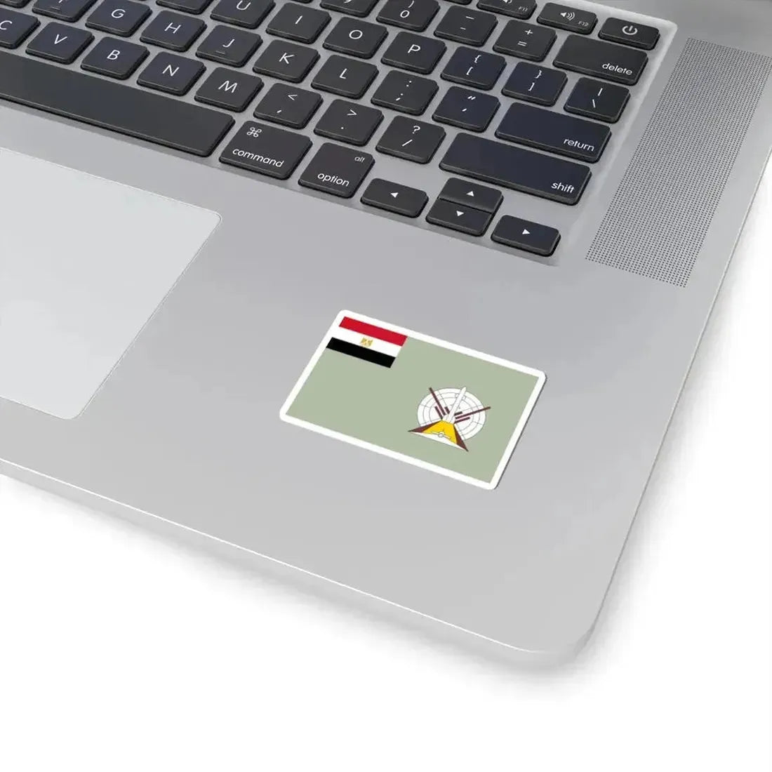 Flag of the Egyptian Air Defense Forces (Egypt) STICKER Vinyl Kiss-Cut Decal - The Sticker Space