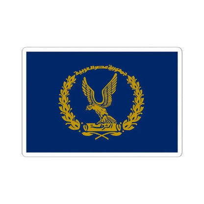Flag of the Egyptian Police (Egypt) STICKER Vinyl Kiss-Cut Decal 6 Inch White - The Sticker Space