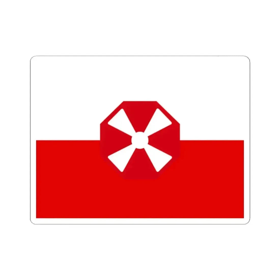 Flag of the Eighth United States Army (United States) STICKER Vinyl Kiss-Cut Decal 2 Inch White - The Sticker Space