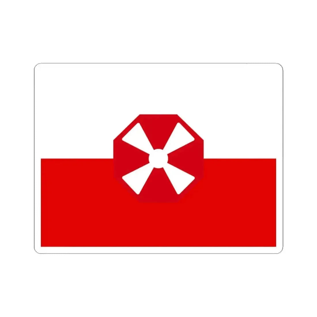 Flag of the Eighth United States Army (United States) STICKER Vinyl Kiss-Cut Decal 4 Inch White - The Sticker Space