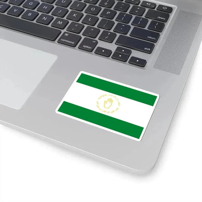 Flag of the Emirate of Mascara (Algeria) STICKER Vinyl Kiss-Cut Decal - The Sticker Space