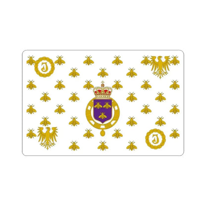 Flag of the Empire of the Sahara (Algeria) STICKER Vinyl Kiss-Cut Decal 3 Inch White - The Sticker Space