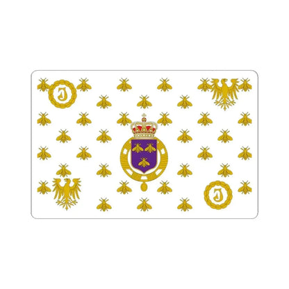 Flag of the Empire of the Sahara (Algeria) STICKER Vinyl Kiss-Cut Decal 4 Inch White - The Sticker Space