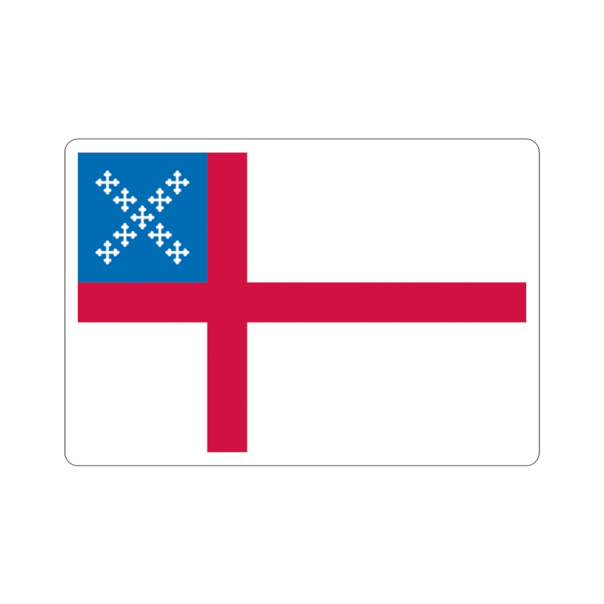 Flag of The Episcopal Church STICKER Vinyl Die-Cut Decal-2 Inch-The Sticker Space