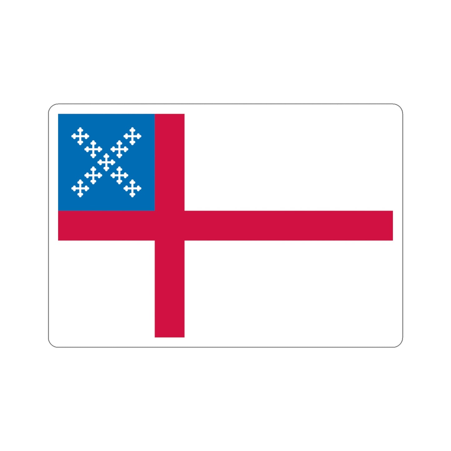 Flag of The Episcopal Church STICKER Vinyl Die-Cut Decal-4 Inch-The Sticker Space