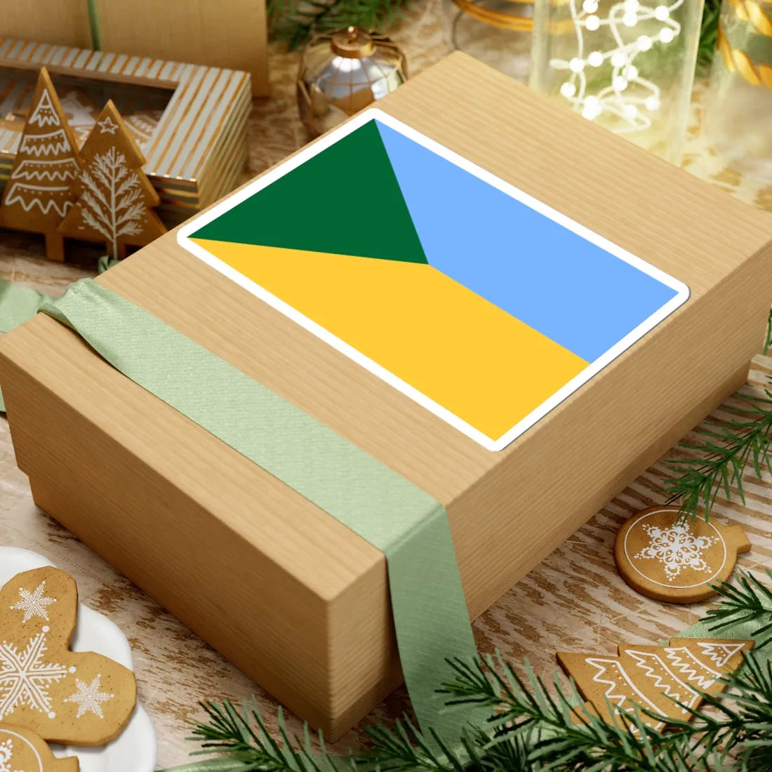 Flag of the Far Eastern Ukraine (Ukraine) STICKER Vinyl Kiss-Cut Decal - The Sticker Space