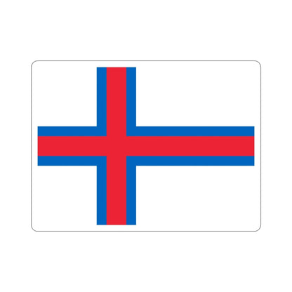 Flag of the Faroe Islands STICKER Vinyl Die-Cut Decal-5 Inch-The Sticker Space