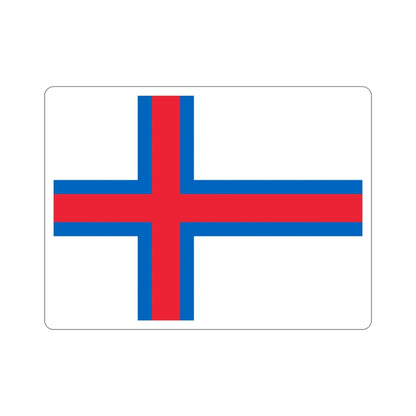 Flag of the Faroe Islands STICKER Vinyl Die-Cut Decal-6 Inch-The Sticker Space