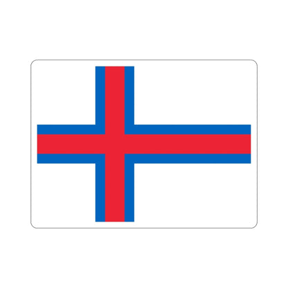 Flag of the Faroe Islands STICKER Vinyl Die-Cut Decal-6 Inch-The Sticker Space