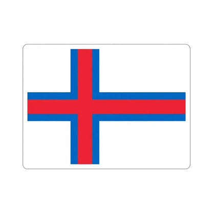Flag of the Faroe Islands STICKER Vinyl Die-Cut Decal - The Sticker Space