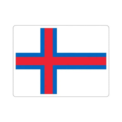 Flag of the Faroe Islands STICKER Vinyl Die-Cut Decal - The Sticker Space