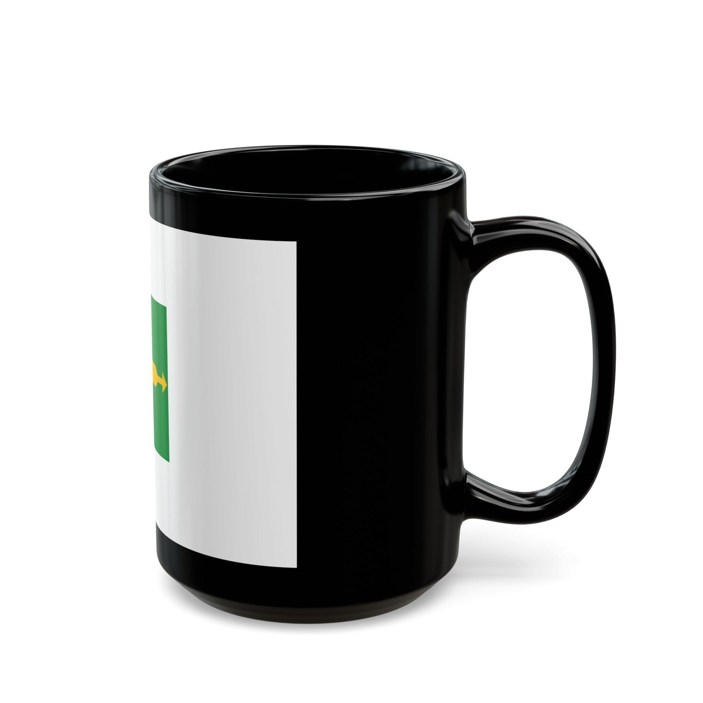 Flag of the Federal District Brazil - Black Coffee Mug-The Sticker Space