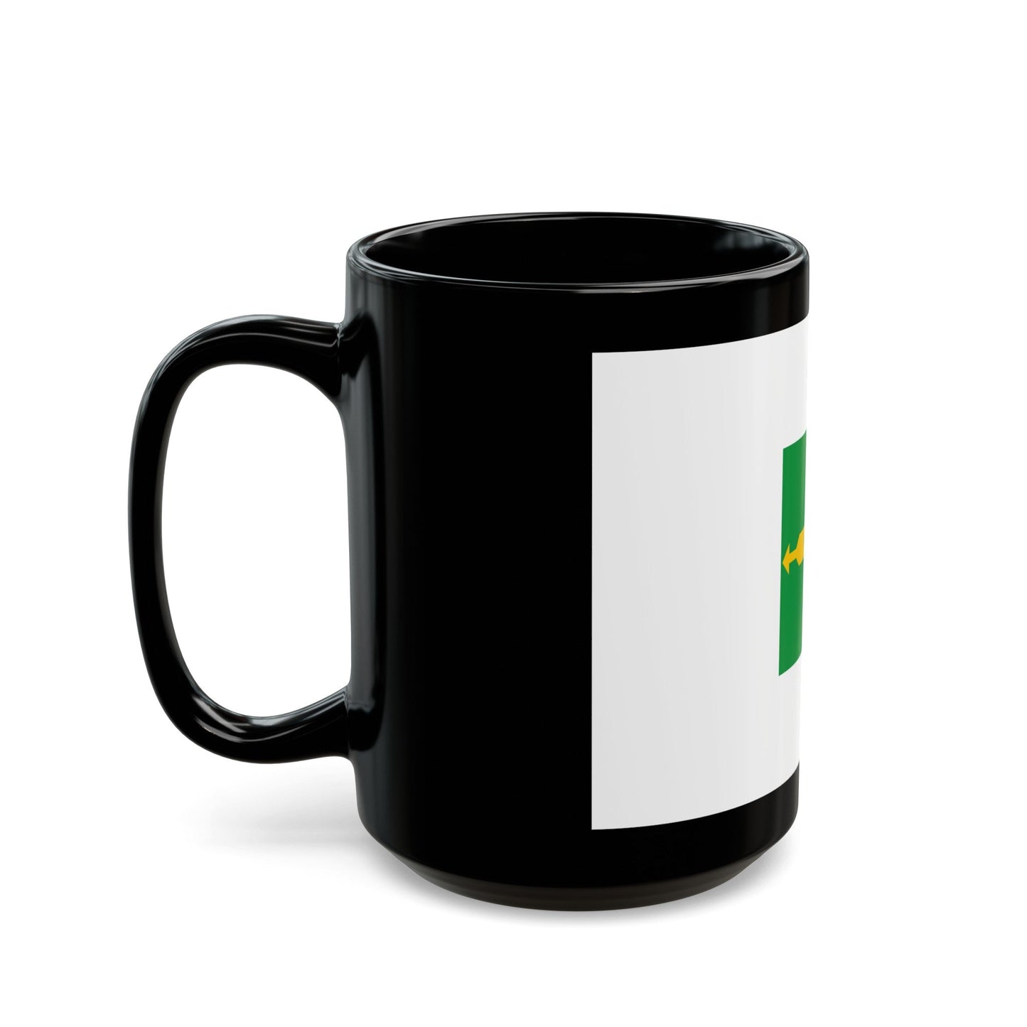 Flag of the Federal District Brazil - Black Coffee Mug-The Sticker Space