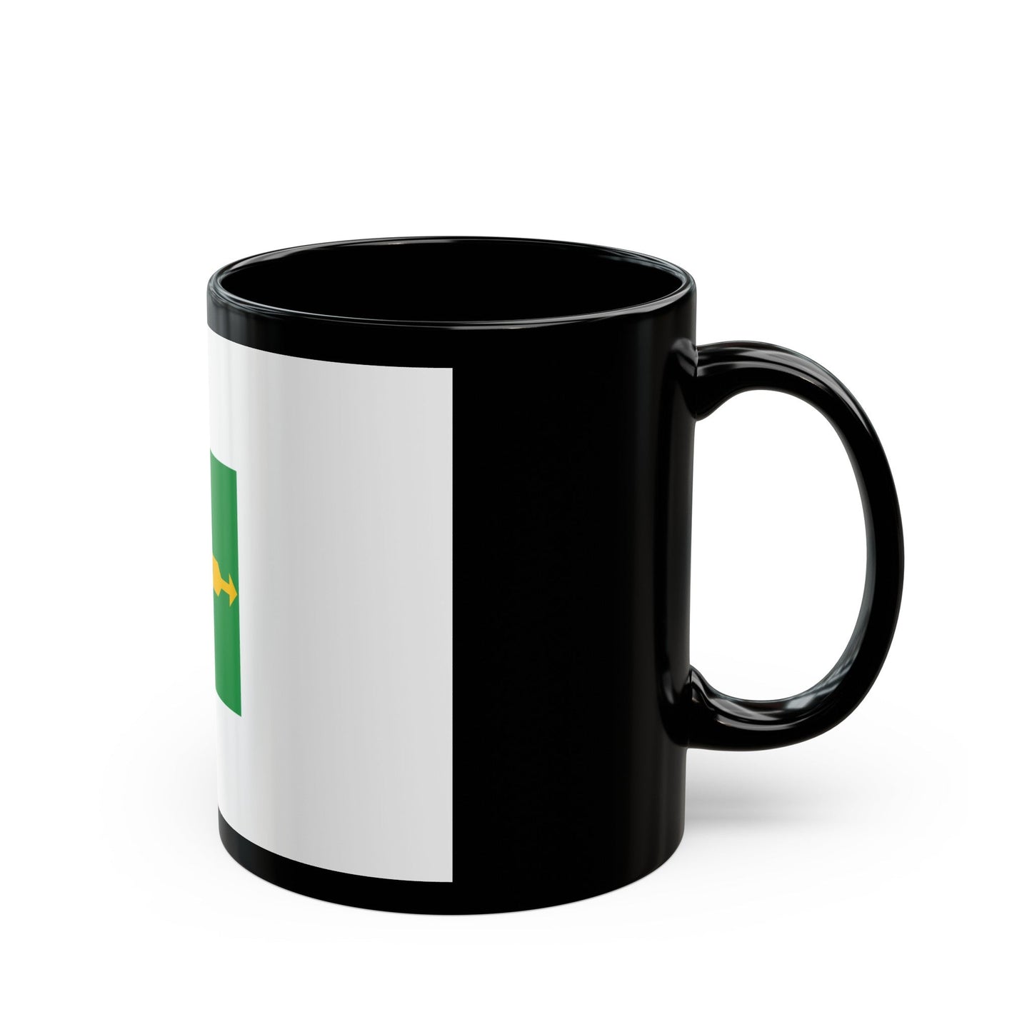 Flag of the Federal District Brazil - Black Coffee Mug-The Sticker Space