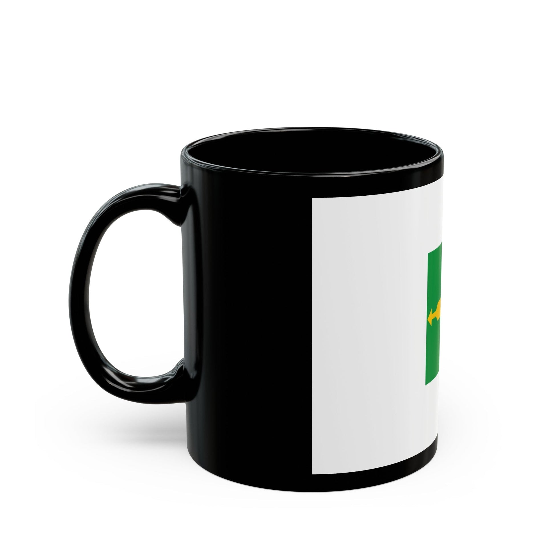 Flag of the Federal District Brazil - Black Coffee Mug-The Sticker Space