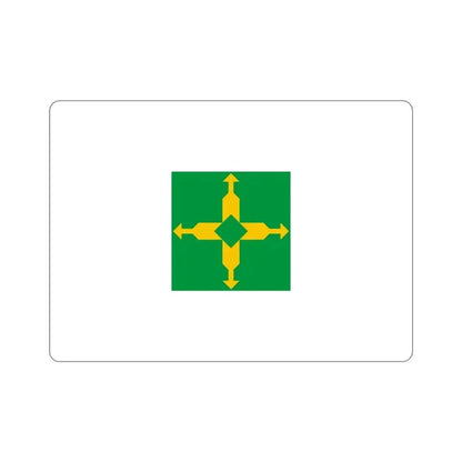 Flag of the Federal District Brazil STICKER Vinyl Die-Cut Decal 3 Inch - The Sticker Space