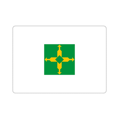 Flag of the Federal District Brazil STICKER Vinyl Die-Cut Decal-4 Inch-The Sticker Space