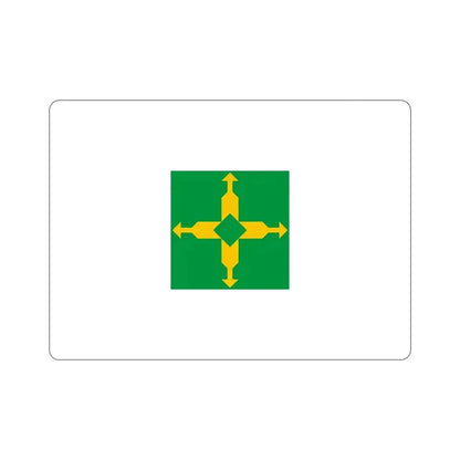 Flag of the Federal District Brazil STICKER Vinyl Die-Cut Decal 5 Inch - The Sticker Space