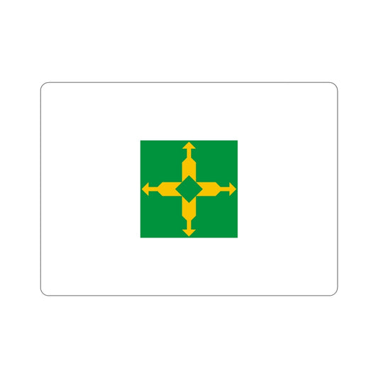 Flag of the Federal District Brazil STICKER Vinyl Die-Cut Decal-6 Inch-The Sticker Space