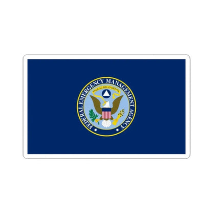 Flag of the Federal Emergency Management Agency (United States) STICKER Vinyl Kiss-Cut Decal 2 Inch White - The Sticker Space