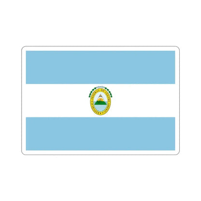 Flag of the Federal Republic of Central America STICKER Vinyl Die-Cut Decal 3 Inch - The Sticker Space