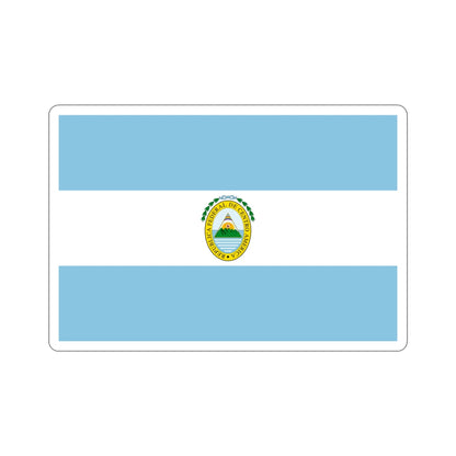 Flag of the Federal Republic of Central America STICKER Vinyl Die-Cut Decal-4 Inch-The Sticker Space