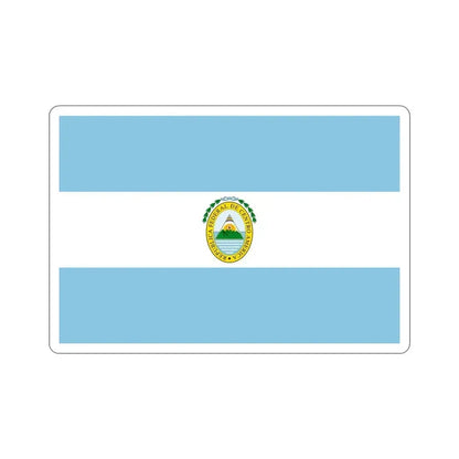 Flag of the Federal Republic of Central America STICKER Vinyl Die-Cut Decal 4 Inch - The Sticker Space
