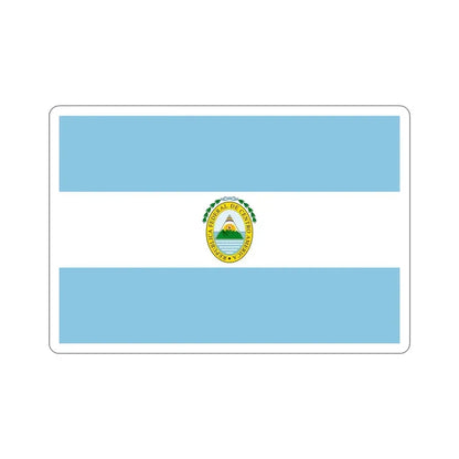 Flag of the Federal Republic of Central America STICKER Vinyl Die-Cut Decal 4 Inch - The Sticker Space