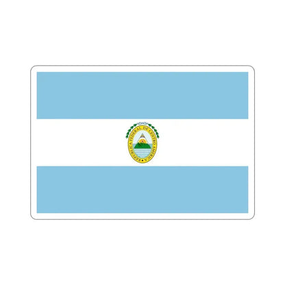 Flag of the Federal Republic of Central America STICKER Vinyl Die-Cut Decal 5 Inch - The Sticker Space