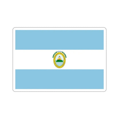 Flag of the Federal Republic of Central America STICKER Vinyl Die-Cut Decal 5 Inch - The Sticker Space