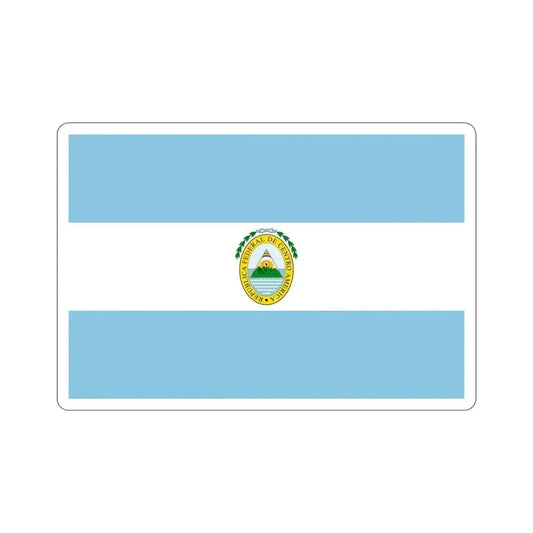 Flag of the Federal Republic of Central America STICKER Vinyl Die-Cut Decal 6 Inch - The Sticker Space