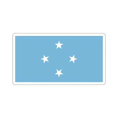 Flag of the Federated States of Micronesia STICKER Vinyl Die-Cut Decal 3 Inch - The Sticker Space