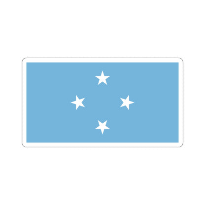 Flag of the Federated States of Micronesia STICKER Vinyl Die-Cut Decal-4 Inch-The Sticker Space